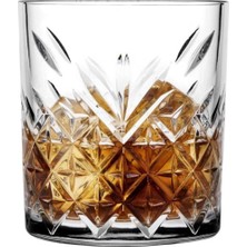 AKS Paşabahçe 12 Adet Lüx Viski Bardağı Timeless Kristal Dekorlu Bardak Takımı