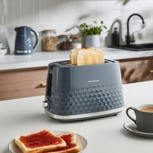 AKS Morphy Richards 2 Bölme/2 Dilimli Gri Hive Ekmek Kizartma Makinesi