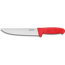 AKS Fischer Bargoin Profinox Kasap, 20 Cm, Sap Şekillendirilmiş, Kırmızı - Kart Üzerinde - Parça 3010-20