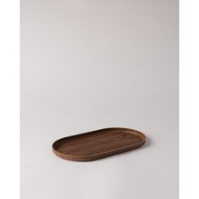 AKS Rosnay Sunum Tabağı - Kahverengi - 29 cm