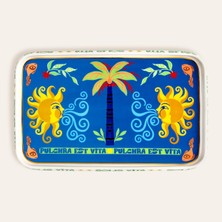 AKS Shekou Renkli Porselen Dekoratif Tepsi 30X18.5X2 cm