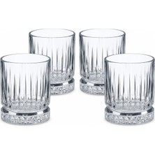 AKS Pasabahce Elysia 520014 Viski Bardağı, Retro Tasarım, Kristal Cam, 210 Ml, 4 Adet