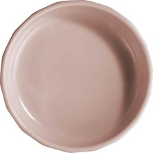 AKS Kütahya Porselen Bevel 9 cm 2 Parça Meze Seti Mat Pembe