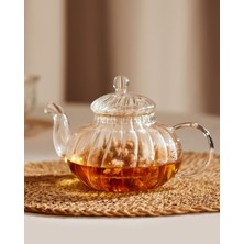 AKS Madame Coco Lahey Süzgeçli Borosilikat Cam Demlik, 720ML