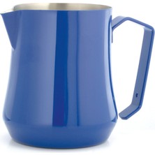 AKS Motta 8007986041517 4150 Sütlük Tulip Kaplanmış Paslanmaz Çelik 500 Ml, Mavi, 12,5 x 7 x 10,5 cm