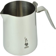 AKS Bialetti - Sütlük - 300ML - Paslanmaz Çelik Gövde - Sürahi Ağzı Damlatmaz Özelliği - Sütün Isıtılması Veya Köpürtülmesi Için Uygun - Bulaşık Makinesinde Yıkanabilir