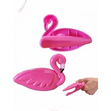 AKS Yenigeldi 2 Adet Flamingo Tasarımlı Şezlong ve Plaj Havlusu Klipsi