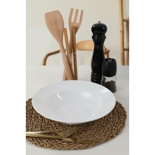 AKS Keramika Delta Beyaz Makarna Tabağı 26 cm