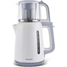 AKS Homend Royaltea 1756H Plastik Çay Makinesi Beyaz