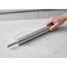 AKS Paslanmaz Çelik Merdane 59 cm 50 mm Çap - 304 Kalite