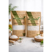 Aktarloji 10 kg Çankırı Kaya Tuzu Seti / 5 kg Yemeklik ( Ince ) + 5 kg Öğütmelik ( Iri ) / Rafine Edilmemiş