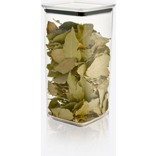 Orret Home Kare Şeffaf Mika Sızdırmaz Vakumlu Erzak Kabı, Bakliyat ve Kuruyemiş Saklama Kabı, Gıda Tazeliğini Koruyan Dayanıklı Mutfak Aksesuarı (1650 Ml)