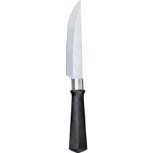 AKS Lazoğlu Kasap Bıçağı 29 cm | 4 cm Genişlikte Paslanmaz Çelik Şef Bıçağı | Ergonomik Ahşap Saplı Doğrama Bıçağı | Mutfak Et Sebze Kesme Bıçağı