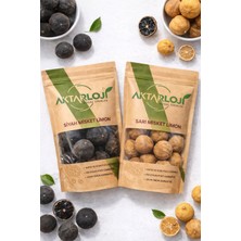 Aktarloji 500 gr Lime Seti ( 250 gr Siyah ) ( 250 gr Sarı ) Misket Limon Kurusu / Black Lime & Yellow Lime