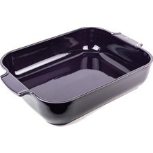 AKS Peugeot Appolia Dikdörtgen Fırın Kabı 40 x 27 cm Mor