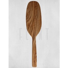 AKS Zeytin Ağacı Tahta Spatula 30 cm | El Yapımı Ahşap Servis Spatulası | Doğal Ahşap Mutfak Spatulası