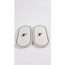 Tezyinat Wood Origami Porselen 2'li Kayık Sunum Tabağı