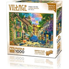 TeknoKapsül 20820 Puzzle 1000 Village In The Med