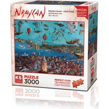 TeknoKapsül 23017 Migration Routes Galata Tower -Ks Puzzle
