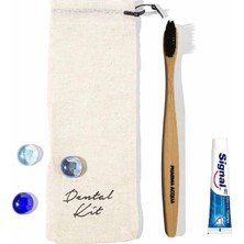 Pharma Acqua Dental Kit Doğal Bambu Orta Sert Diş Fırçası + Signal Diş Macunu 10 G