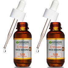 AKS Garnier 2'li C Vitamini Süper Aydınlatıcı Gece Serumu 30 ml Cilt Bakım Seti