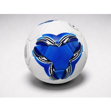 Aksu Futbol Topu Dikişli Tpu Deri 5 Numara 380GR 32 Panel (Mavi-Siyah-Beyaz/bsf-15)