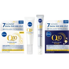 AKS Nıvea Q10 4 Adımlı Kırışıklık Karşıtı Bakım Seti,gündüz Kremi,göz Kremi,cilt Serumu ve Gece Kremi 50 ml