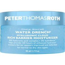 AKS Peter Thomas Roth | Su Drench Hyaluronik Bulut Zengin Bariyer Nemlendirici, Cilt Bariyer Kremi, Hyaluronik Asit Nemlendirici, Kuru Ciltler Için Nemlendirici