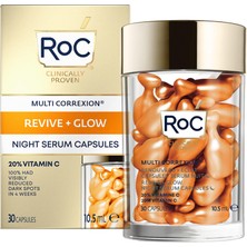 AKS Roc Multi Correxion Revive + Glow C Vitamini Aydınlatıcı Serum Kapsülleri, 30 Adet