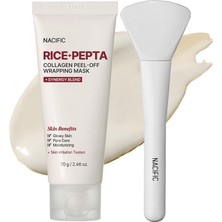 AKS Nacıfıc Rice Pepta Collagen Peel-Off Wrapping Mask | Peptit + Kolajen + Pirinç Özü | Sıkılaştırıcı & Nemlendirici Jel Maske