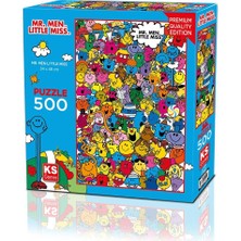 TeknoKapsül 14451 Puzzle 500 Mr Men Lisanslı 500 Parça Yetişkin Puzzle