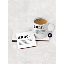 AKS Postermanya Anneler Günü Sözlük Tasarımlı Kupa Bardak Seti Mug (Anneler Günü Hediyesi, Anneye Hediye)