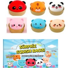 PopŞeker Kokusuz Squishy Çin Mantısı Stres Topu – 10X10 cm Doğa Dostu Sıkma Oyuncak