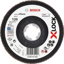AKS Bosch X-Lock Flap Disk 125 mm 120 Kum X551 2608619806
