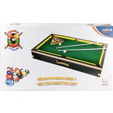 TeknoKapsül 417 Matrax Ahşap Bilardo Oyunu -Akçiçek Oyuncak