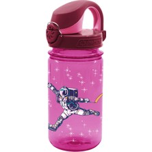 AKS Nalgene Üniseks Genç Otf Içecek Şişesi, Pembe Astronot, 0,35 L