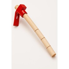 AKS Eltos Edoni Saplı Keser, 40 cm Ahşap Saplı, Kalın Uçlu, Döküm Başlıklı, Ergonomik Tasarımlı, Dayanıklı El Aleti, Marangozluk ve Inşaat Için Ekonomik Çözüm, Vakumlu Ambalaj
