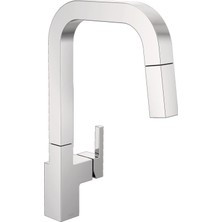 AKS Delta Faucet Kavşak Aşağı Çekmeli Mutfak Bataryası Krom, Aşağı Çekmeli Püskürtücülü Krom Mutfak Bataryaları, Mutfak Lavabo Bataryası, Manyetik Yerleştirme Püskürtme Başlıklı Mutfak Lavabo Bataryası,
