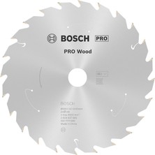 Bosch 1 x Pro Wood Daire Testere Bıçağı, Akülü Daire Testereler Için (Yumuşak Ahşap, Sert Ahşap, Çap Mm, Profesyonel Aksesuar, Daire Testere)