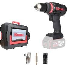 AKS Kress KUC31.91 20VOLT Kömürsüz Profesyonel Şarjlı Darbeli Matkap (Akü Dahil Değildir)