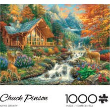 AKS Buffalo Games - Alpine Serenity - Gizli Resimlerle 1000 Parça Yapboz