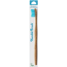 AKS The Humble Co. Brush Yetişkin Bambu Medium Orta Diş Fırçası Mavi 1 Paket