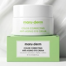 AKS Maruderm Anti-Aging Aydınlatıcı Göz Kremi – Alfa-Arbutin, Kafein & Peptit Kompleksi ile Koyu Halka ve Kırışıklık Görünümüne Karşı, 15 ml