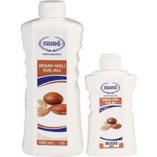 AKS Ersağ Argan Yağli Duş Jeli 1000 Ml(Lütfen Kullanim Şeklini Okuyunuz) Resmi Distribütör Ürünü