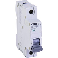 AKS Viko 6VTB-1B20 Otomatik Sigorta 6ka B Tipi 1 Kutup 20A
