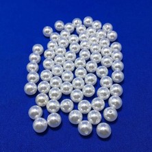 AKS Benim Marifetlerim - Beyaz Delikli Inci Boncuk 4 mm 100 Gram