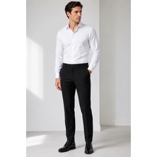 Sabri Özel Erkek Yan Cep Slımfit Pantolon SM24SW15014-SIYAH