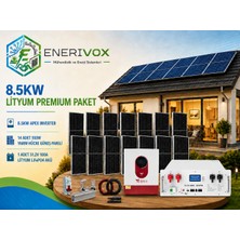 8.5kw Premium Lityum Güneş Enerji Sistemi Paketi