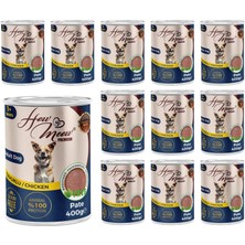 AKS How Meow Yetişkin Köpek Tavuklu Pate 400 gr x 12 Adet