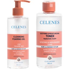 AKS Celenes By Sweden Kuru ve Hassas Ciltler Için Yatıştırıcı & Nemlendirici Bakım Seti
